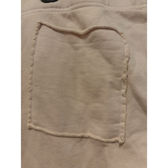 EUC Frank & Eileen Straight Leg Raw Hem Cotton Sweatpant Women Medium Pale Pink - Picture 3 of 11